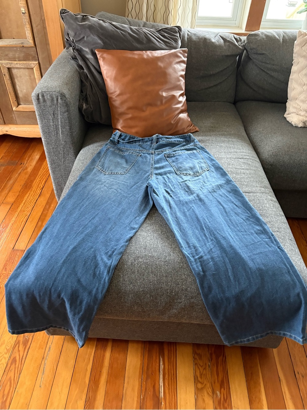 d. jeans Women's wide-Leg Jeans Size 8 Blue